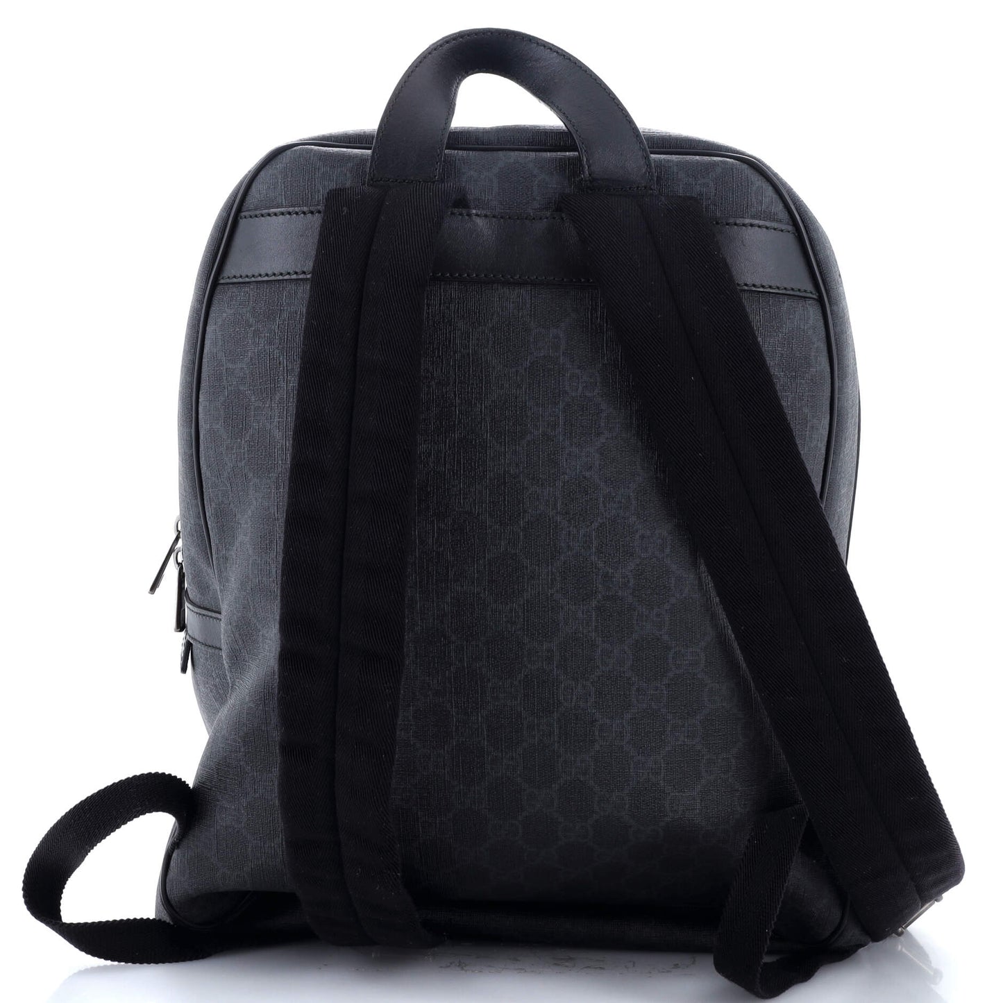 Zip Pocket Backpack GG Coated Canvas Medium