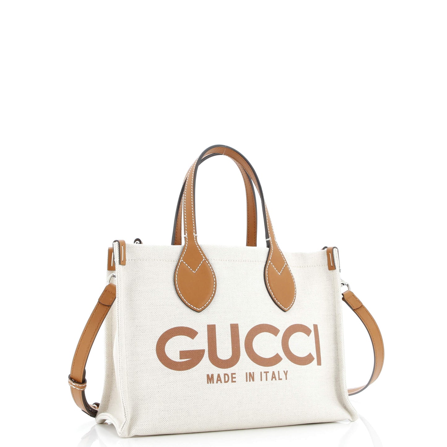 Logo Shopper Tote Printed Canvas Small