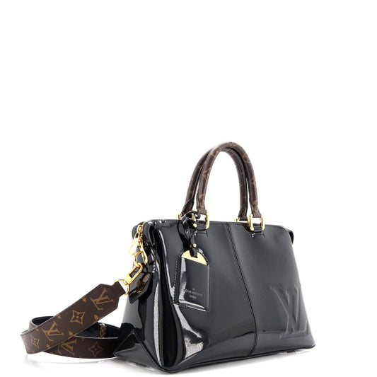 Miroir Handbag Vernis with Monogram Canvas