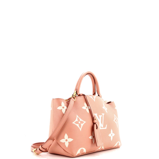 Petit Palais Handbag Bicolor Monogram Empreinte Giant