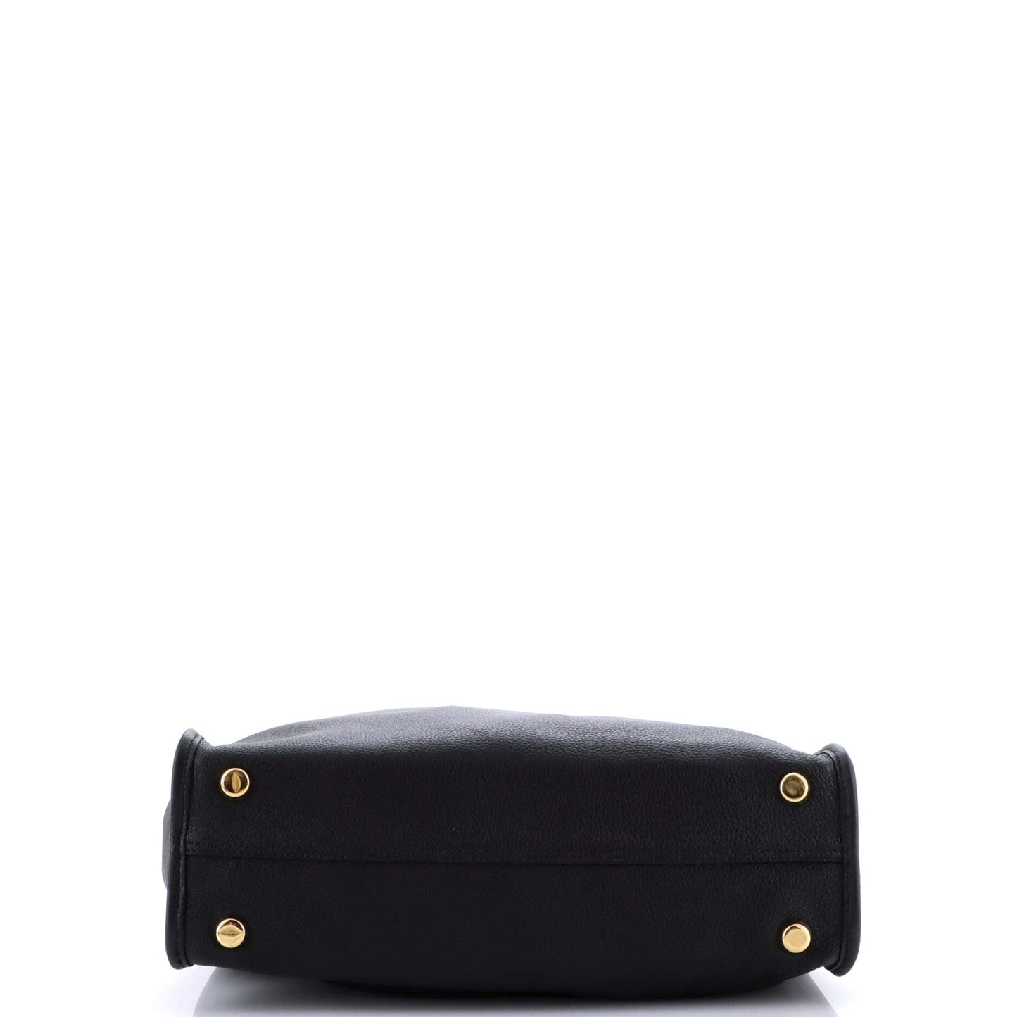 Logo Tote Embossed Leather Medium