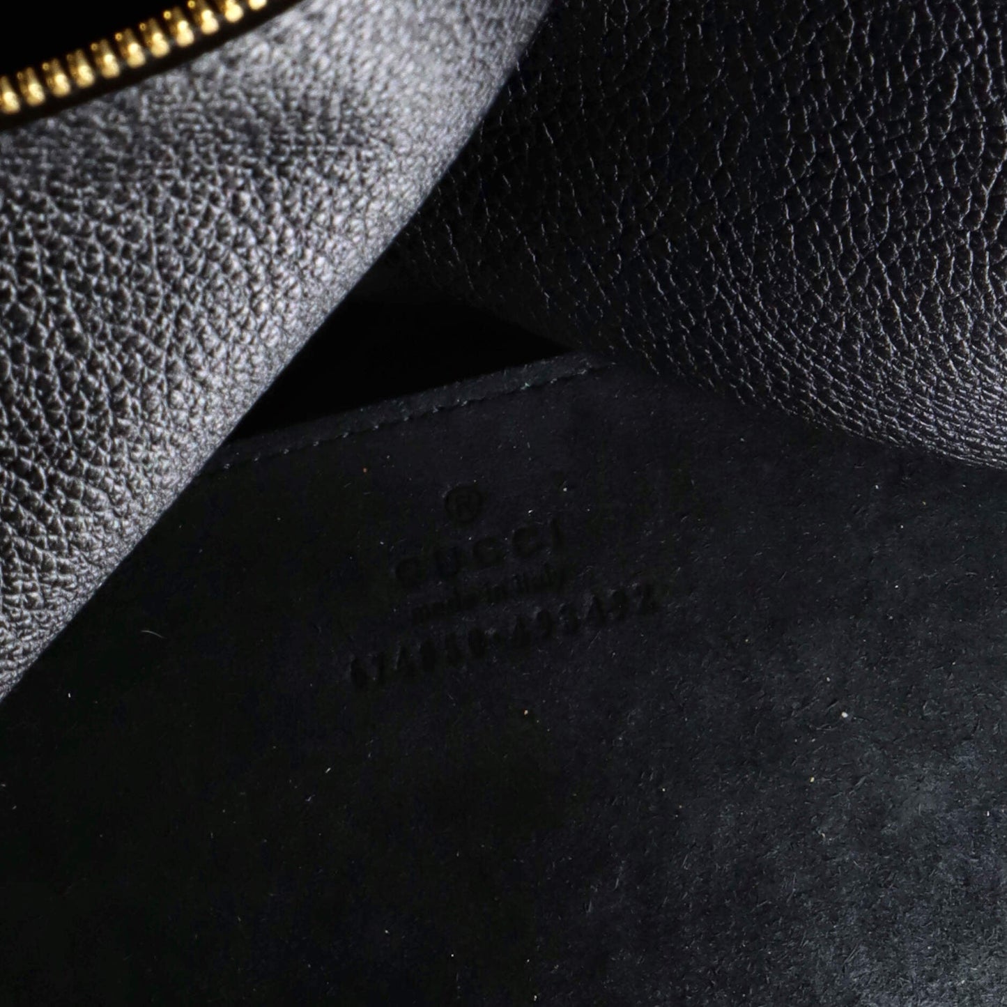 Logo Tote Embossed Leather Medium