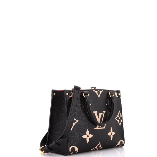 OnTheGo Tote Bicolor Monogram Empreinte Giant PM
