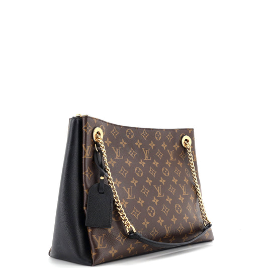 Surene Handbag Monogram Canvas with Leather MM
