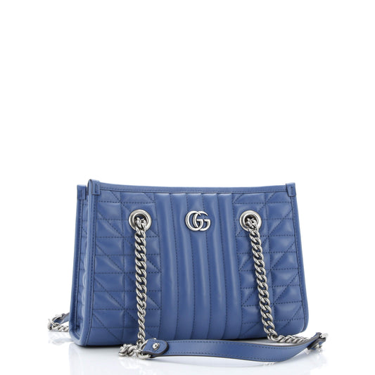 GG Marmont Aria Chain Shopping Tote Mixed Matelasse Leather Medium