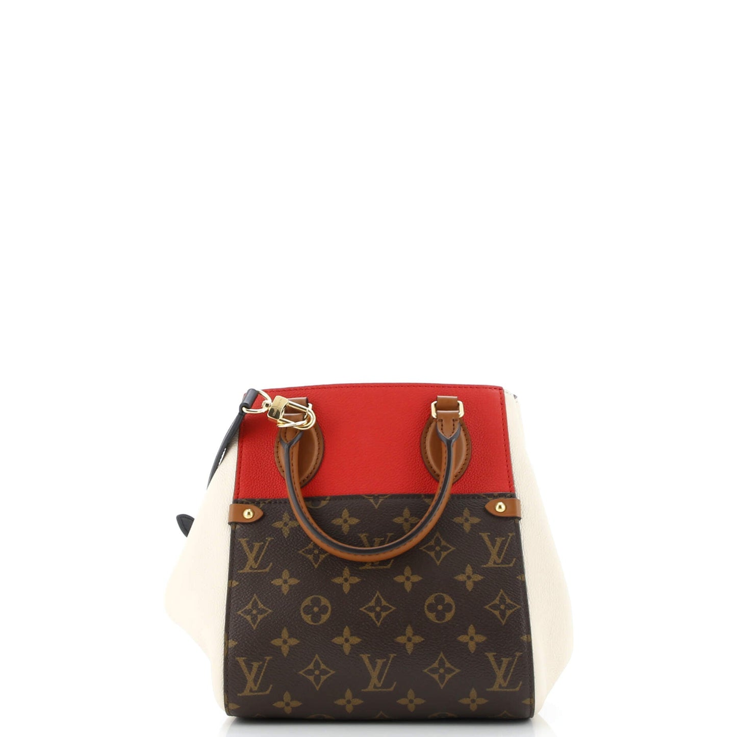 Fold Tote Monogram Canvas and Leather PM