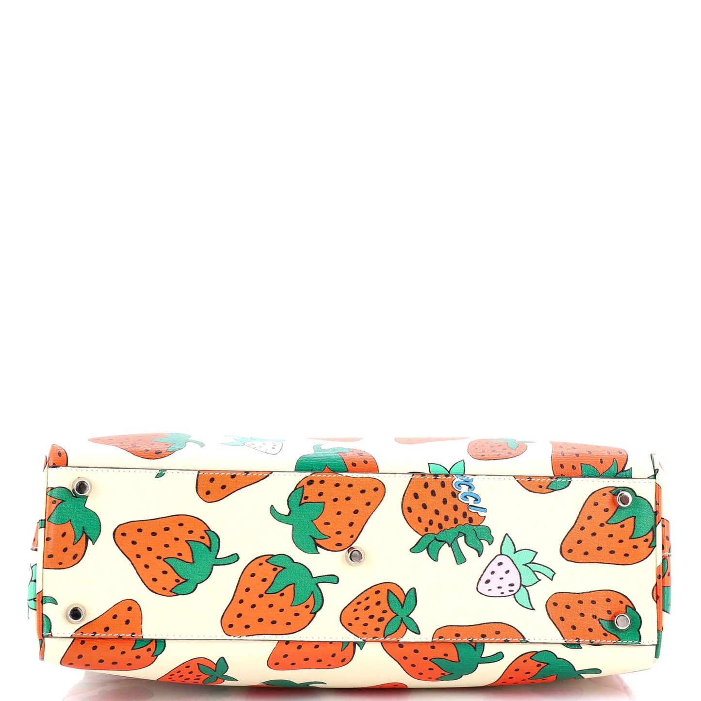 Zumi Top Handle Bag Printed Leather Medium