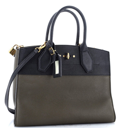 City Steamer Handbag Leather MM