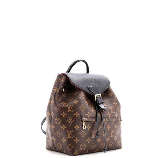 Montsouris NM Backpack Monogram Canvas with Leather PM
