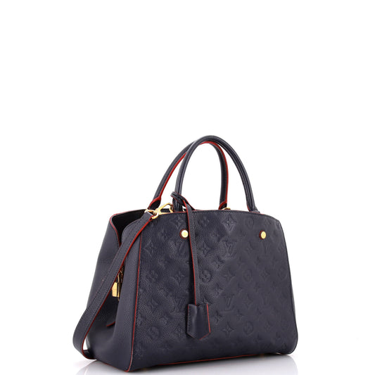 Montaigne Handbag Monogram Empreinte Leather MM