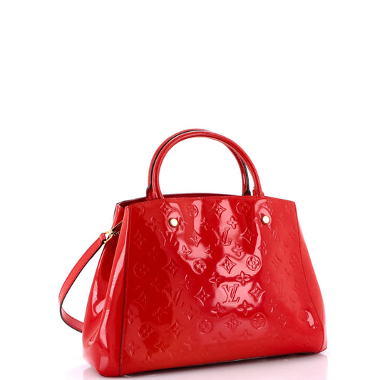 Montaigne Handbag Monogram Vernis MM