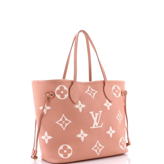 Neverfull NM Tote Bicolor Monogram Empreinte Giant MM