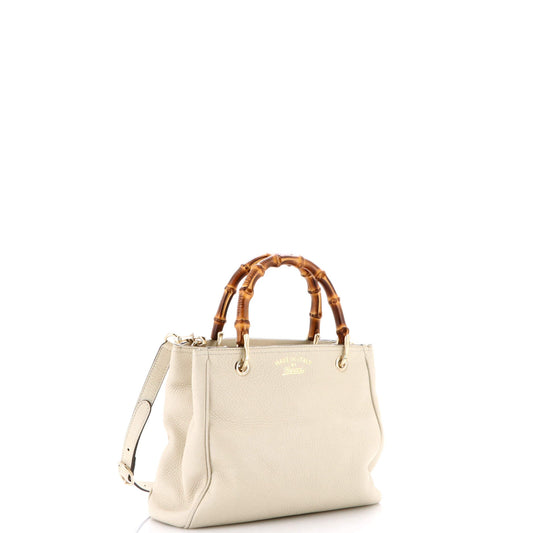 Bamboo Shopper Tote Leather Small