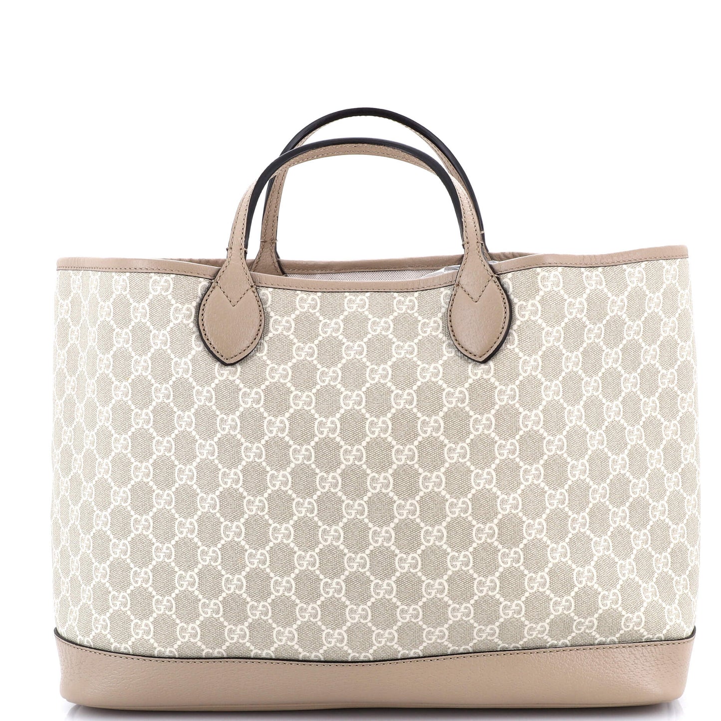 Ophidia Top Handle Shopping Tote GG Coated Canvas and Leather Medium