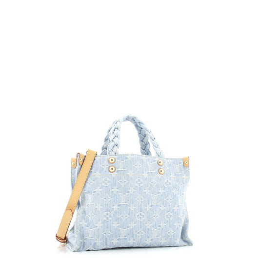 Let Go Tote Monogram Denim PM