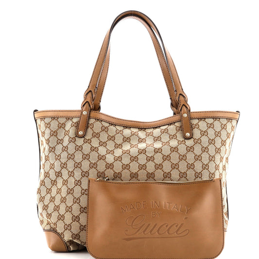 Craft Tote GG Canvas with Leather Medium