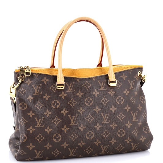 Pallas Tote Monogram Canvas with Leather