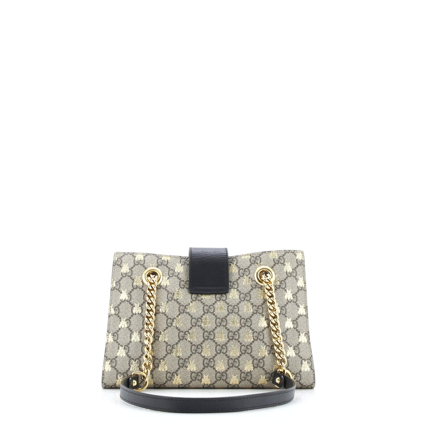 Padlock Chain Tote Printed GG Coated Canvas Small
