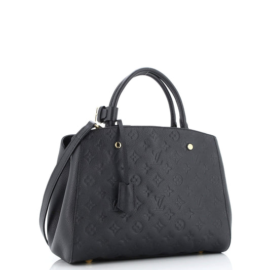 Montaigne Handbag Monogram Empreinte Leather MM