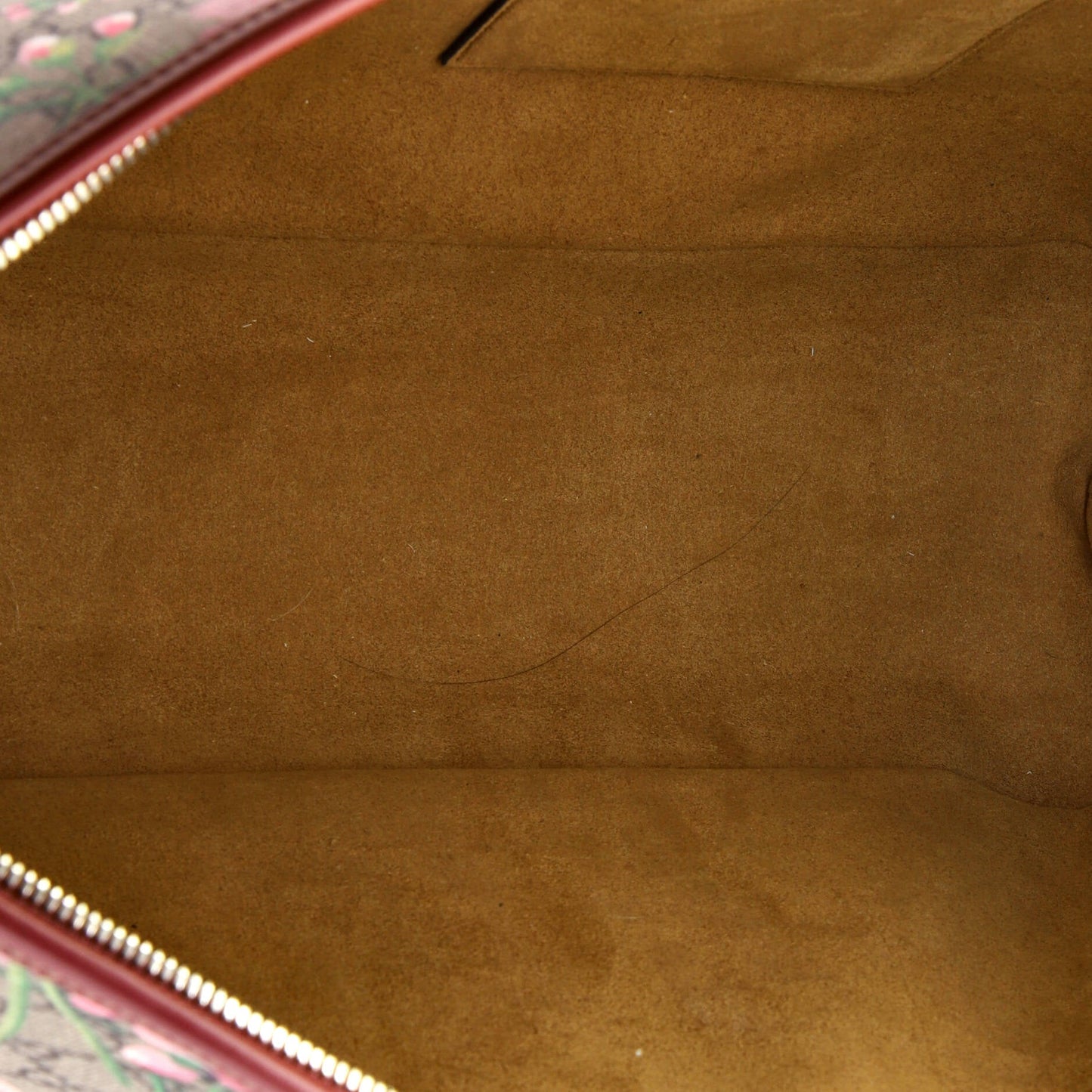 Convertible Zip Tote Blooms Print GG Coated Canvas Large