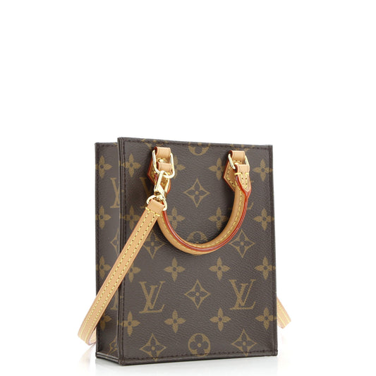 Petit Sac Plat Bag Monogram Canvas
