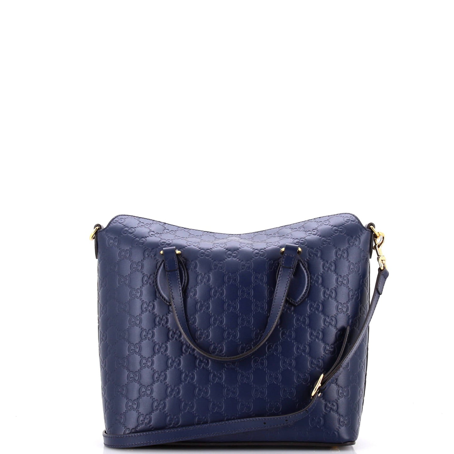 Signature Fold Over Tote Guccissima Leather Medium