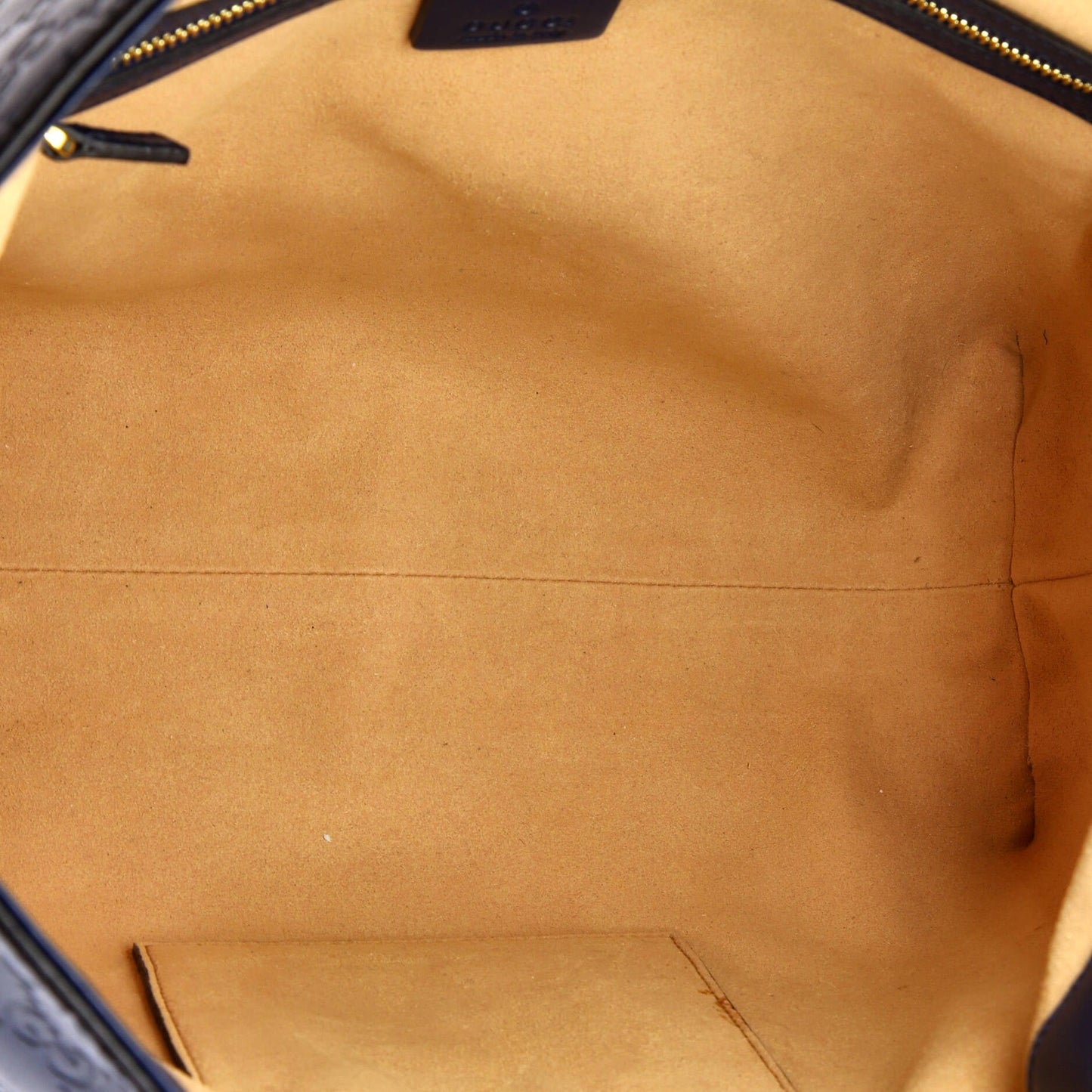 Signature Fold Over Tote Guccissima Leather Medium