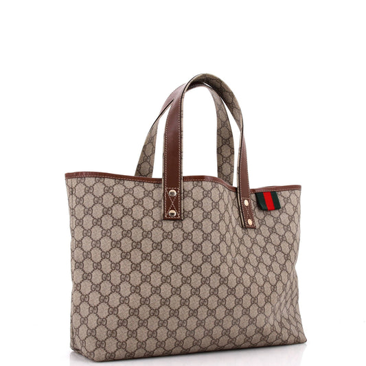 Web Loop Tote GG Coated Canvas Medium