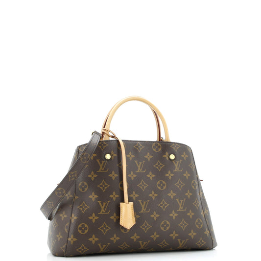 Montaigne Handbag Monogram Canvas MM