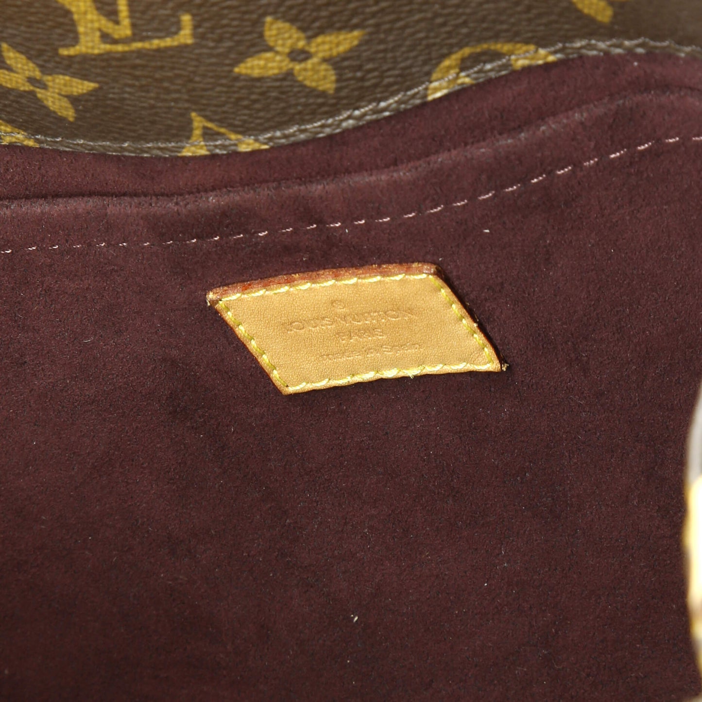 Montaigne Handbag Monogram Canvas MM
