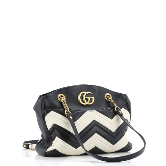 GG Marmont Chain Tote Matelasse Leather Medium