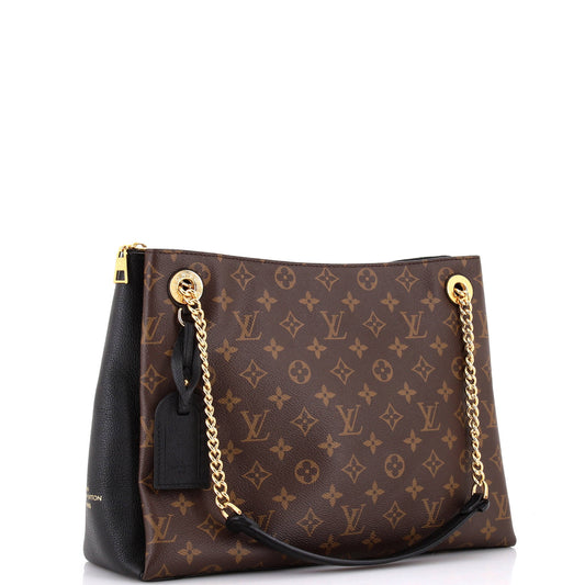 Surene Handbag Monogram Canvas with Leather MM