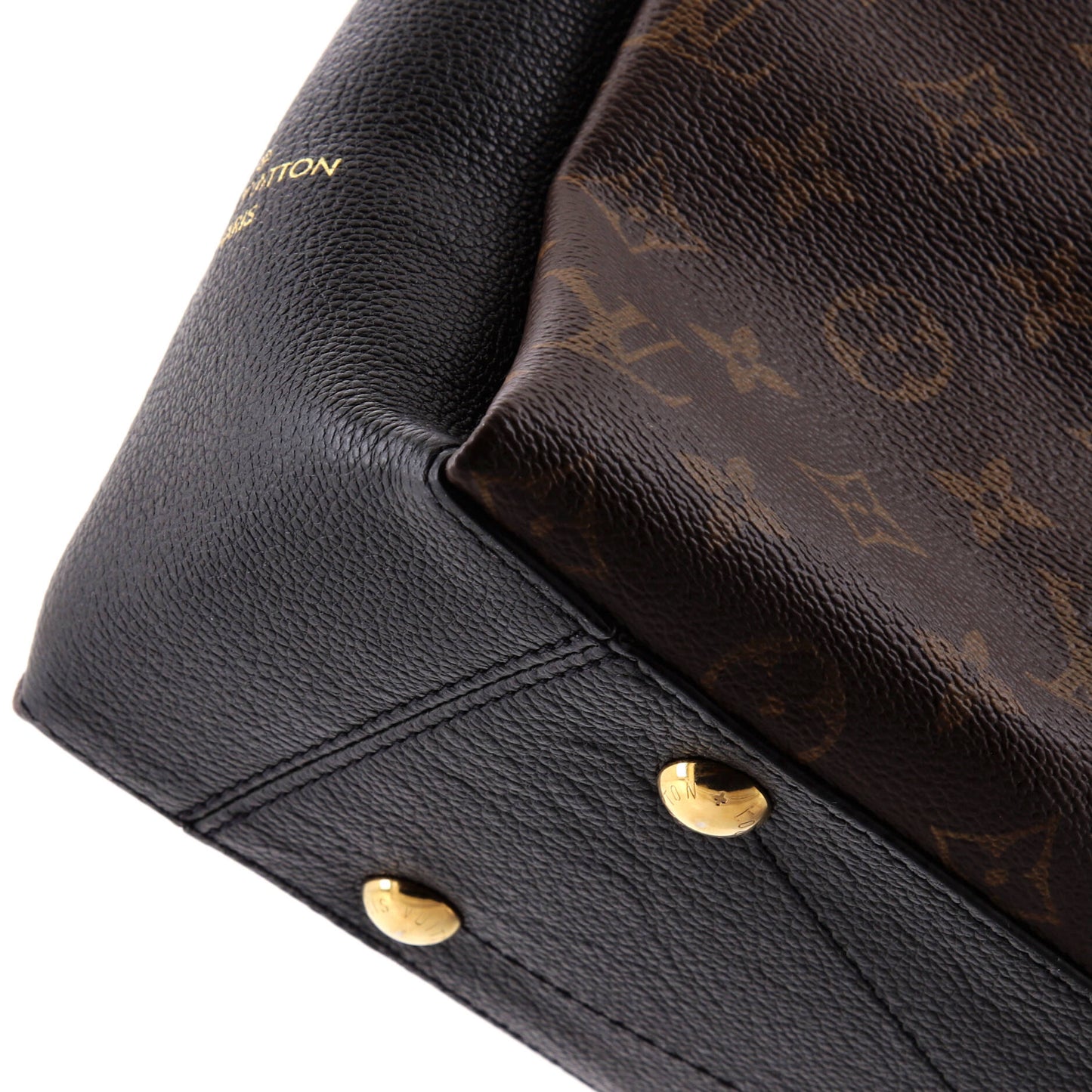 Surene Handbag Monogram Canvas with Leather MM
