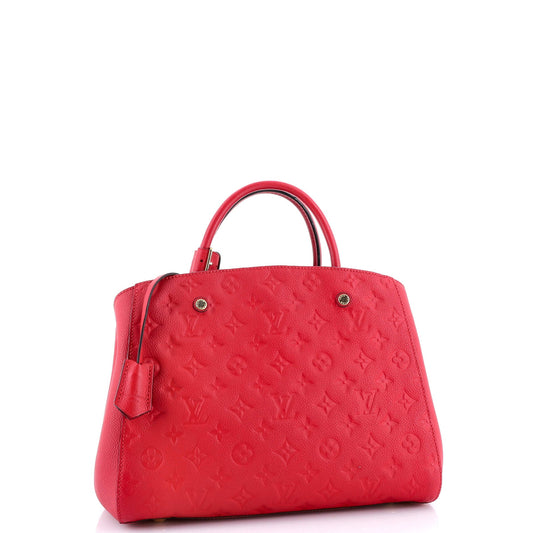 Montaigne Handbag Monogram Empreinte Leather MM