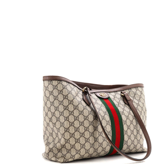 Ophidia Shopping Tote GG Coated Canvas Medium