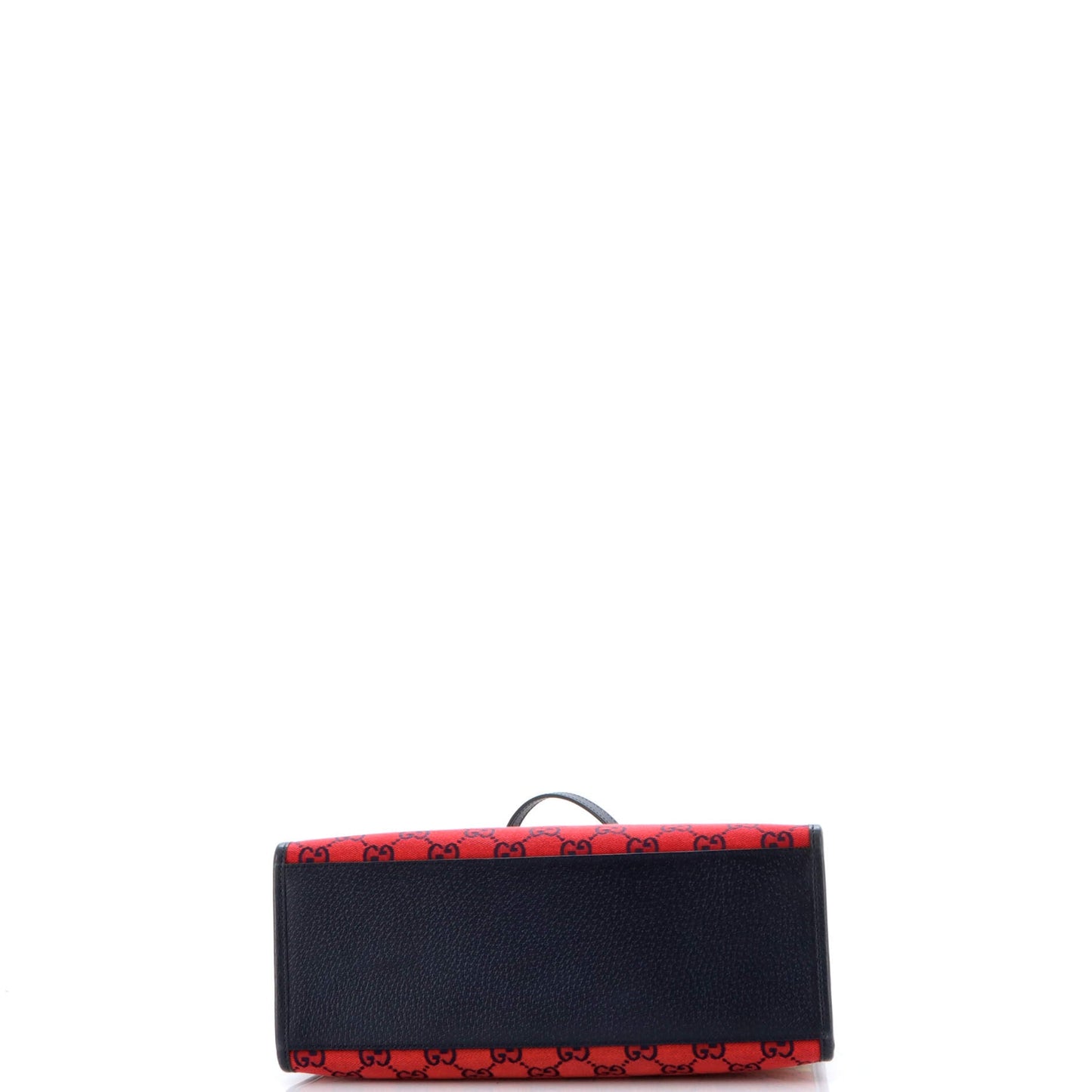 Structured Top Handle Open Tote GG Canvas Small