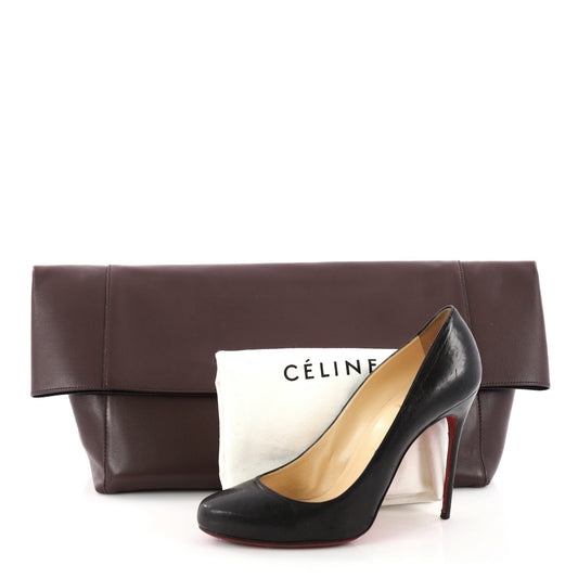 Folded Clutch Leather Large