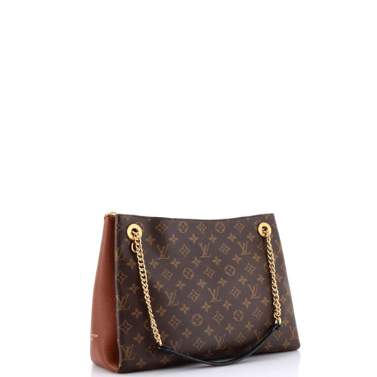 Surene Handbag Monogram Canvas with Leather MM