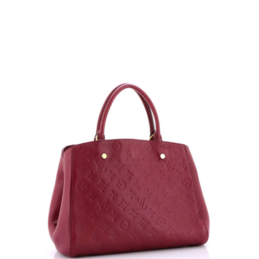Montaigne Handbag Monogram Empreinte Leather MM