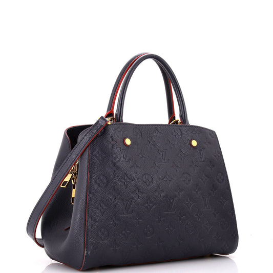 Montaigne Handbag Monogram Empreinte Leather MM