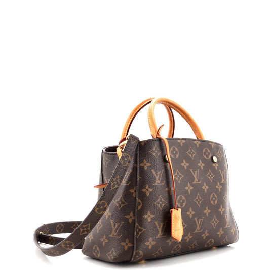 Montaigne Handbag Monogram Canvas BB