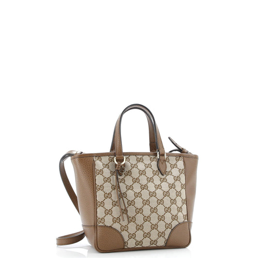 Bree Convertible Tote GG Canvas with Leather Small