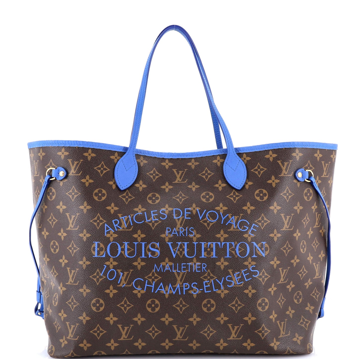 Neverfull Tote Limited Edition Ikat Monogram Canvas with Leather GM