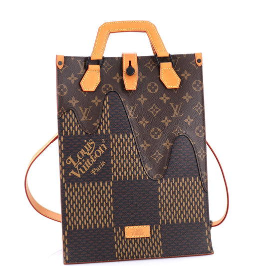 Nigo Tote Limited Edition Giant Damier and Monogram Canvas Mini