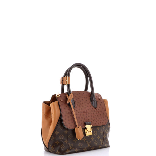 Majestueux Tote Monogram Canvas and Exotics PM