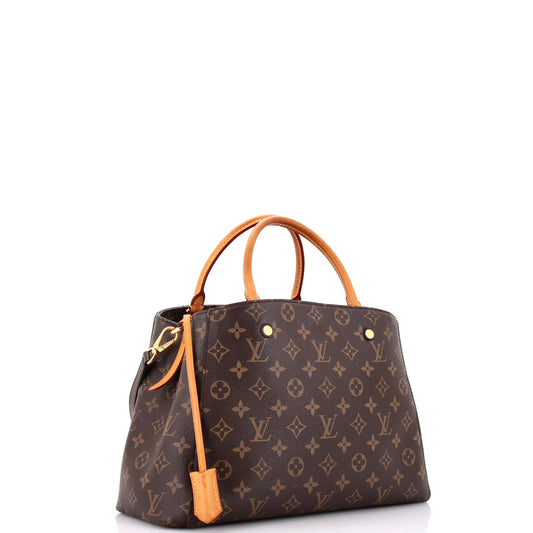 Montaigne Handbag Monogram Canvas MM