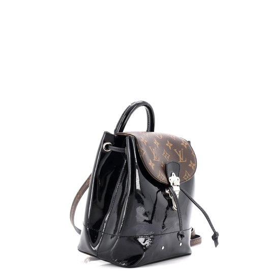 Hot Springs Backpack Vernis with Monogram Canvas