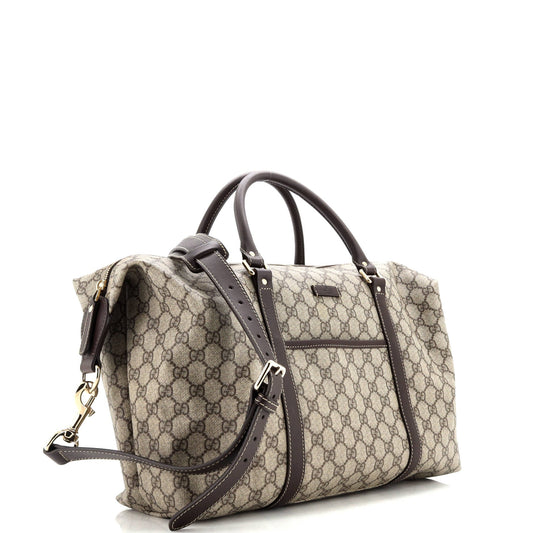 GG Plus Convertible Boston Bag GG Coated Canvas Large