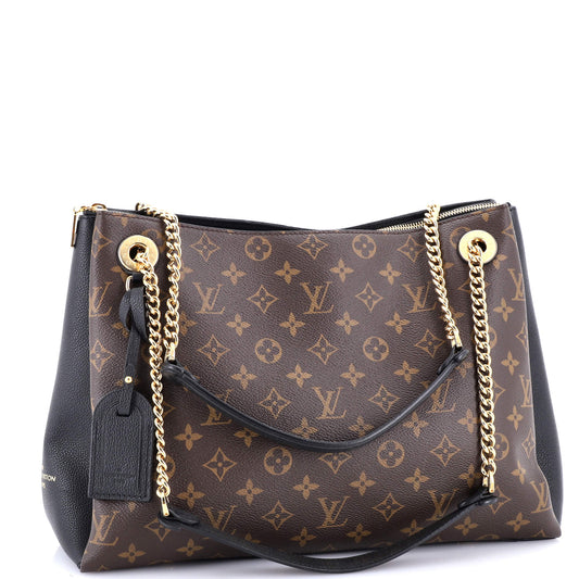 Surene Handbag Monogram Canvas with Leather MM