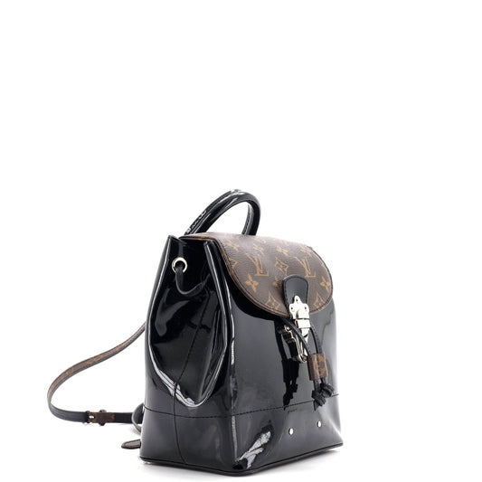 Hot Springs Backpack Vernis with Monogram Canvas